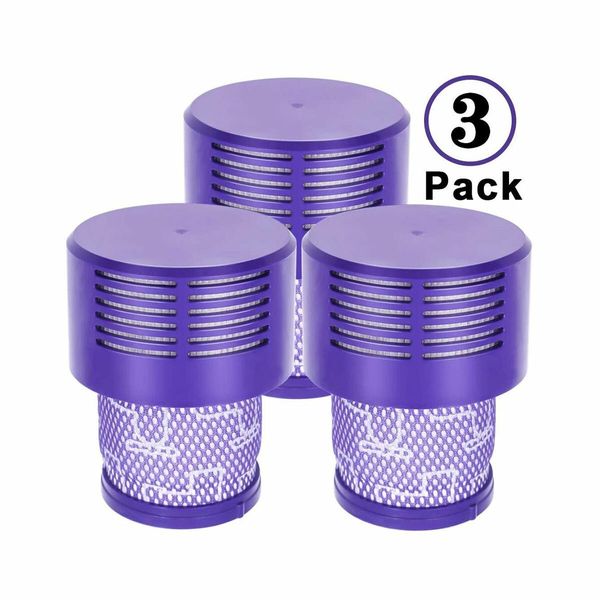 3 Packs HEPA Replacement V10 Filters Compatible with Dyson V10 Cyclone V10 Absolute, V10 Animal, V10 Total Clean, V10 Motorhead, SV12