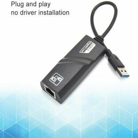 USB 3.0 Drive-Free Gigabit Ethernet Adapter Network Card for Game Machine USB Network Card Gigabit Ethernet