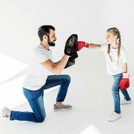 PU leather Kids Boxing Gloves for Boys and Girls,for Punching Bag, Kickboxing, Muay Thai, MMA,SIZE 10-13cm 6oz