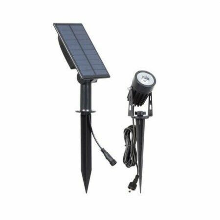 3Packs Solar Spotlights RGB Landscape Lights Color Changing Low Voltage Outdoor Solar Spotlight IP65