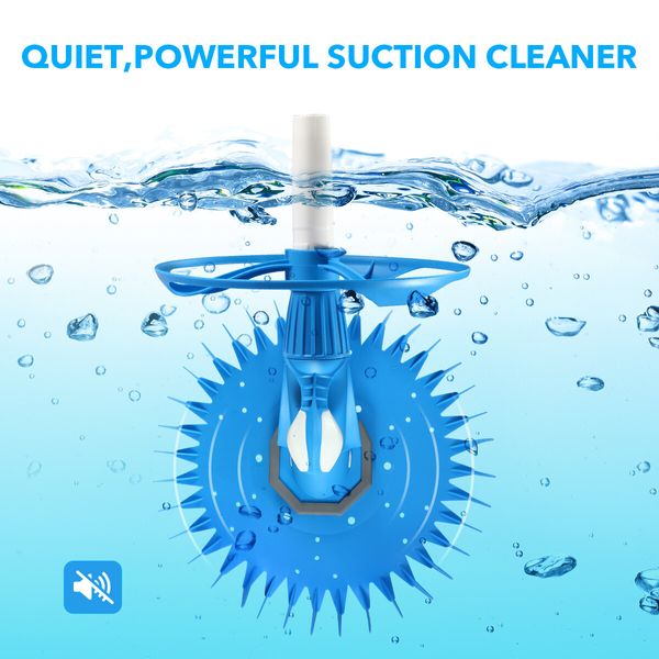 Auto Pool Cleaner Vacuum Automatic Suction Vacs for Inground Above Ground