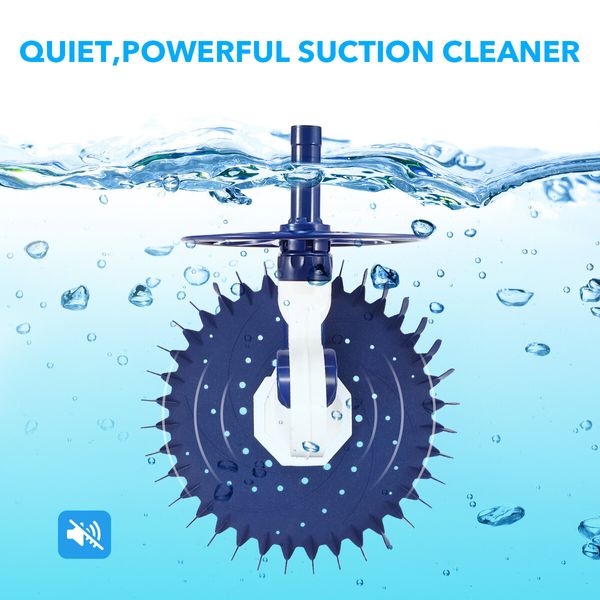 Auto Pool Cleaner Vacuum Automatic Suction Climb Wall Above Ground 10m Hose