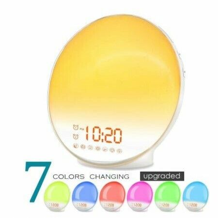 Sunrise Alarm Clock Wake up Light up Alarm Clock Sunrise Dekala Natural Light Alarm Clocks for Bedrooms Sunlight