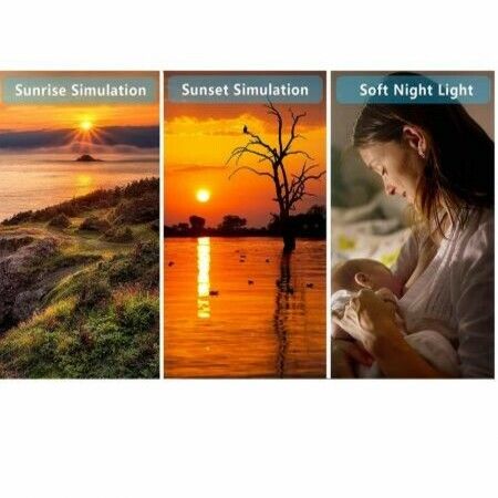 Sunrise Alarm Clock Wake up Light up Alarm Clock Sunrise Dekala Natural Light Alarm Clocks for Bedrooms Sunlight