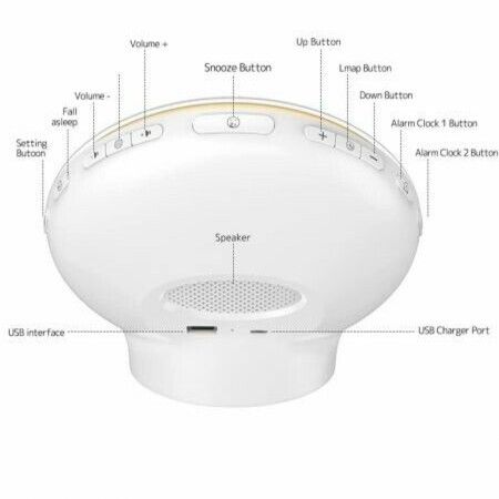 Sunrise Alarm Clock Wake up Light up Alarm Clock Sunrise Dekala Natural Light Alarm Clocks for Bedrooms Sunlight