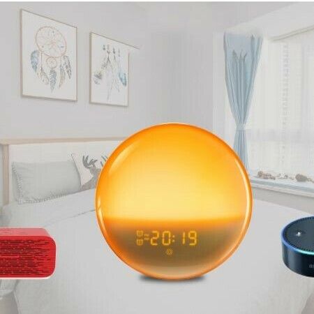 Sunrise Alarm Clock Wake up Light up Alarm Clock Sunrise Dekala Natural Light Alarm Clocks for Bedrooms Sunlight