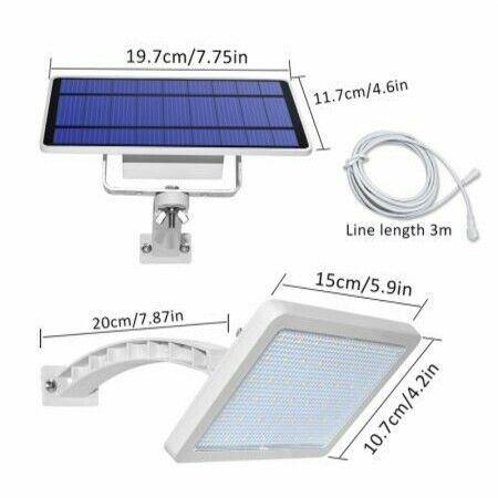 800lm 48 LED Solar Lamp Solar Light for Outdoor Garden Patio Wall Security LED Lighting with Adjustable Illumination Angle