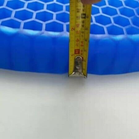 3D Breathable Chair Silicone Gel Cushion Latex Orthopedic Seat Pad Honeycomb Summer Cool For office?car seat