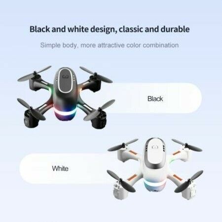 2022 Newest LSRC Rainbow Mini Drone 720P HD Dual Camera WIFI FPV Hight Hold One Key Return Quadcopter RC Dron Kid Gifts