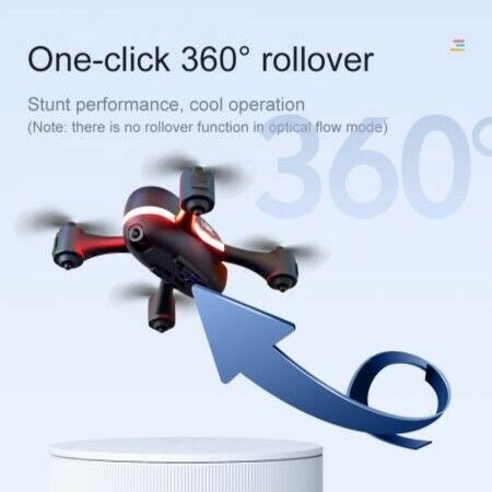 2022 Newest LSRC Rainbow Mini Drone 720P HD Dual Camera WIFI FPV Hight Hold One Key Return Quadcopter RC Dron Kid Gifts