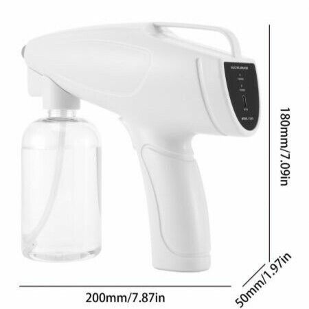 wireless disinfection gun, electric spray gun, blue-ray spray disinfection machine, handheld atomization househ