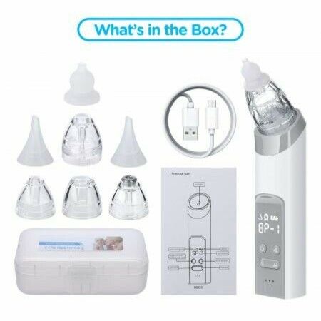 2021 Newest Nasal Aspirator for Baby Electric Nose Sucker,Multi-Function Blackhead Cleansing and Infant Nose Cleaner for Kids Toddlers