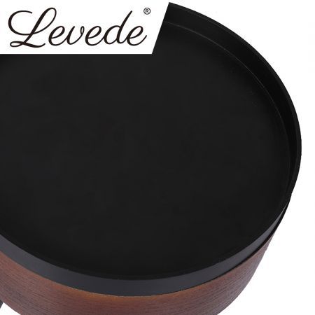 Levede Coffee Side End Tables Antique Storage Modern Bedside Table Plant Stand