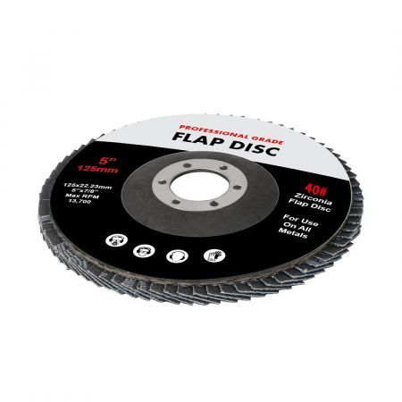 Traderight Flap Discs 125mm 5" Zirconia Sanding Wheel 40# Sander Grinding x20