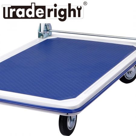 Traderight 300kg Folding Platform Trolley Hand Truck Foldable Cart Heavy Duty