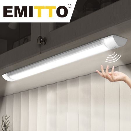 EMITTO LED Batten Light Ceiling Linear Microwave Sensor Optional Daylight 20W