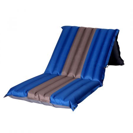 Camping Mattress Inflatable Single Air Sleeping Portable Hiking Folding Mat Bed