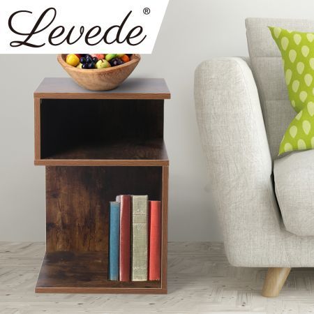 Levede Bedside Tables Drawers Side Table Wood Nightstand Storage Cabinet Bedroom