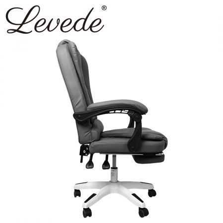 Levede Gaming Chair Office Computer Seat Racing PU Leather Executive Footrest