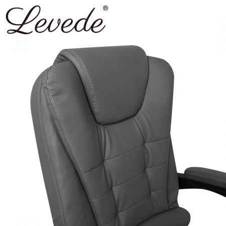 Levede Gaming Chair Office Computer Seat Racing PU Leather Executive Footrest