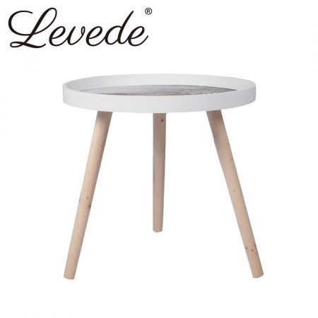 Levede Side End Table Sofa Coffee Table Storage Bedside Table Plant Stand Wooden