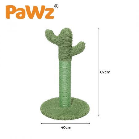 Cactus Cat Scratching Posts Pole Tree Kitten Climbing Scratcher Furniture Toys