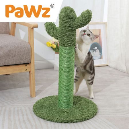 Cactus Cat Scratching Posts Pole Tree Kitten Climbing Scratcher Furniture Toys