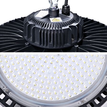 Leier LED High Bay Lights Light 200W Industrial Workshop Warehouse Gym BK