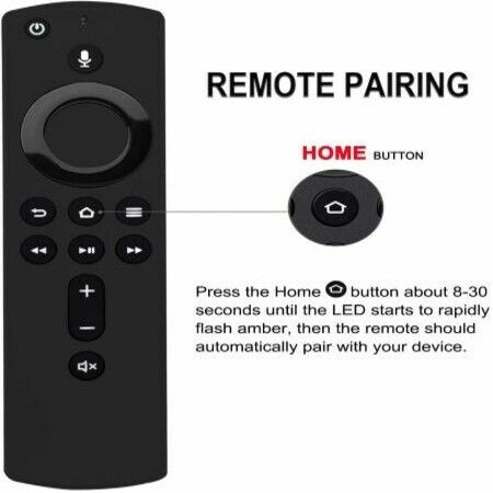 Replacement Voice Remote Control L5B83H 2AN7U-5463 fit for Amazon 2nd Gen Fire TV Cube and Fire TV Stick,1st Gen Fire TV Cube, Fire TV Stick 4K, and 3rd Gen Amazon Fire TV