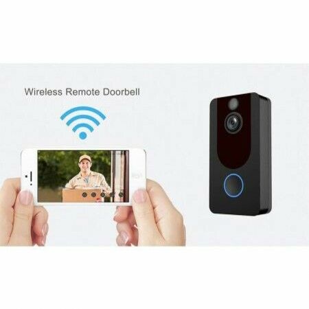 Wireless WiFi Doorbell - 1080P 15Fps Motion Sensor Doorbell with 140 Wide-Angle Lens Smart Video Doorbell (only cloud storage version)