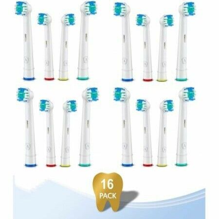 16Packs Oral B Braun Compatible Replacement Brush Heads