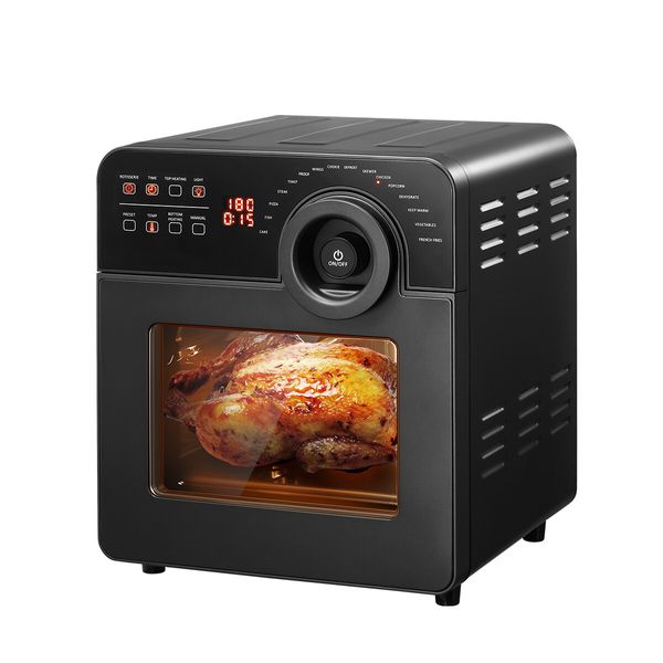 Multifunctional 14L Oil-Less Air Fryer Convection Toaster Oven 16 Cooking Presets