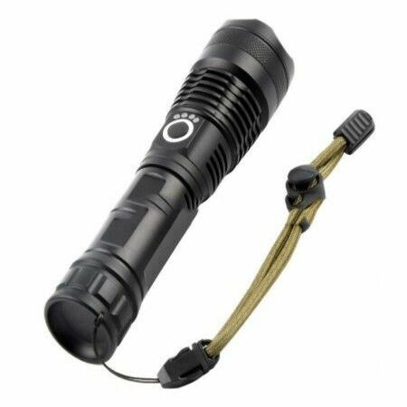 LED Flashlight 1300 lumens USB Charge Torch Hunting P50