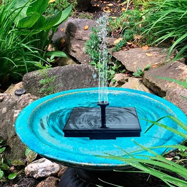 Solar Fountain Pump,4W Solar Powered Birdbath Fountain Pump,Free Standing Floating Water Pump for Pond,Garden,Pool,Fish Tank, Aquarium