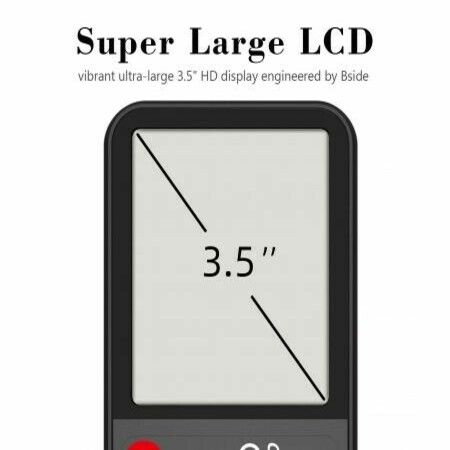 BSIDE Digital Multimeter, 3.5inch LCD 3-Line Display 9999 Counts True RMS Auto Ranging Pocket Ohmmeter Cap Hz Ohm Continuity Diode Voltage Tester with Flashlight