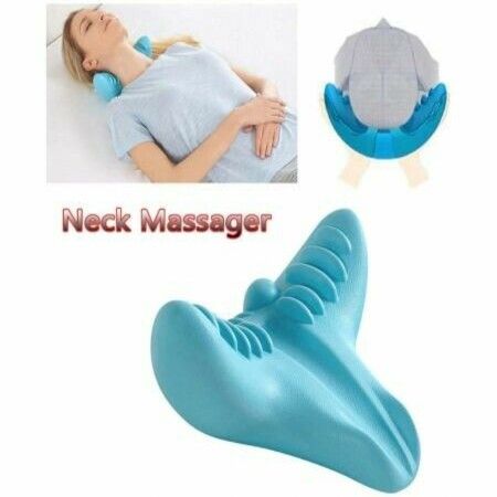 Neck Massage Pillow Portable Cervical Spine Massager Acupressure Neck Shoulder Pillow for Neck and Shoulder Relaxer Neck Pain Relief