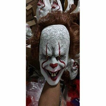 Mask Pennywise Horror Clown Joker Mask Clown Mask Halloween Cosplay Costume Props