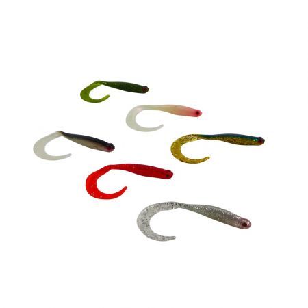 Swimerz 100mm Vibro Tail Mullet scented, 5 pack