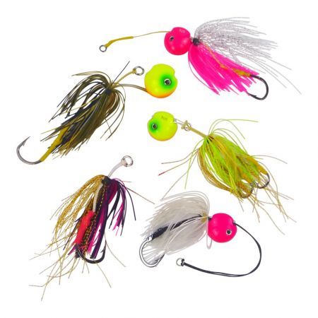 Finesse Kabura Slider Jig Head, 100gm, Hot Pink, 2 pack