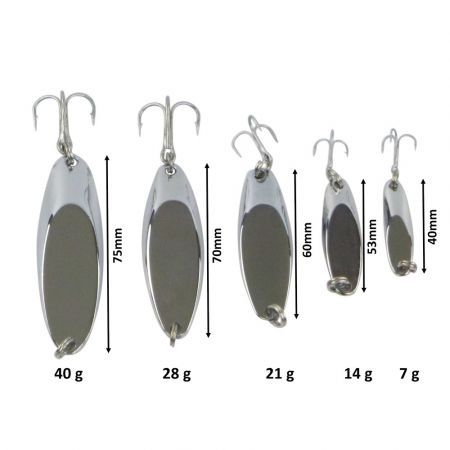 Finesse Chrome Kaster Jig, 7 Grams, 4 Pack