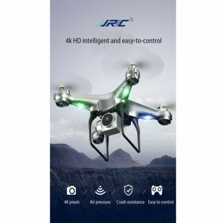 JJRC 6-channel durable and easy-to-operate drone 4K HD aerial photography wifi 3D flip anti-drop remote control airplane toy gift