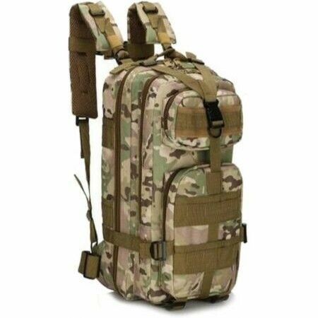 Trekking Rucksack, Military Backpack 25L Army Rucksack MOLLE(camouflage color)