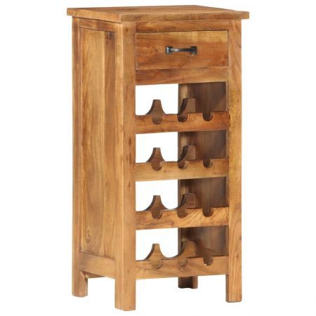 Wine Cabinet 40x30x80 cm Solid Acacia Wood