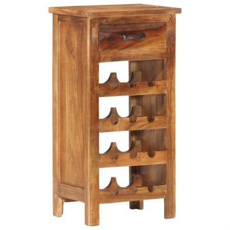 Wine Cabinet 40x30x80 cm Solid Acacia Wood