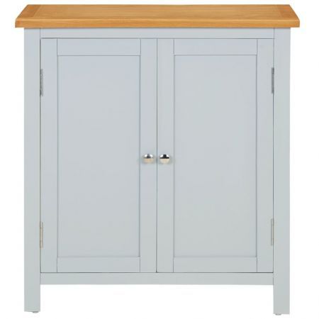 Cupboard 70x35x75 cm Solid Oak Wood