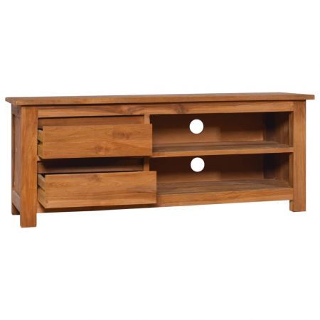 TV Cabinet 100x30x40 cm Solid Teak Wood