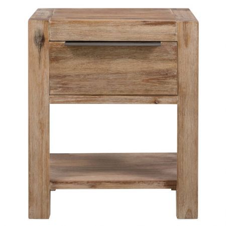 Nightstands with Drawers 2 pcs 40x30x48 cm Solid Acacia Wood