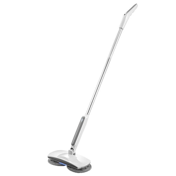 Cordless Electric Floor Mop Cleaner Polisher Sweeper Washer with Cleaner Bucket