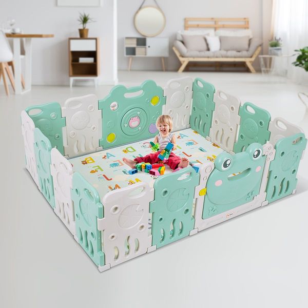 Easy Storage Foldable No Smell Safe Baby Play Mat Water Proof Indoor/Outdoor Use 200 X 180Cm