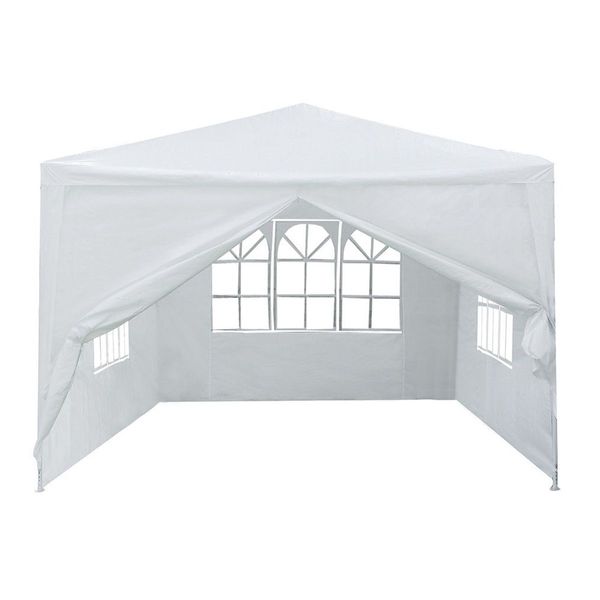 15-Guest 3X3M 90% Uv/Rain Block Wedding Gazebo Tent Party Canopy Marquee W/3 Detachable Walls,Door